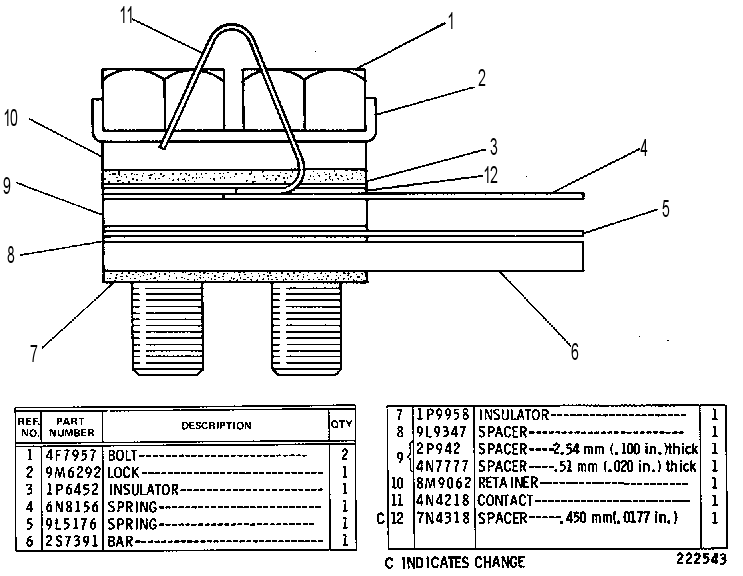 TORQUE CONTROL GROUP 7N6189 CAT