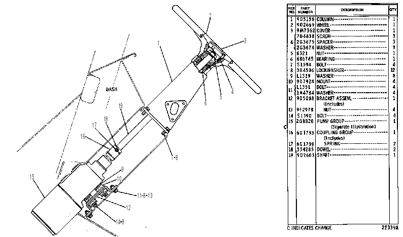 STEERING GEAR GP 9D6650 CAT