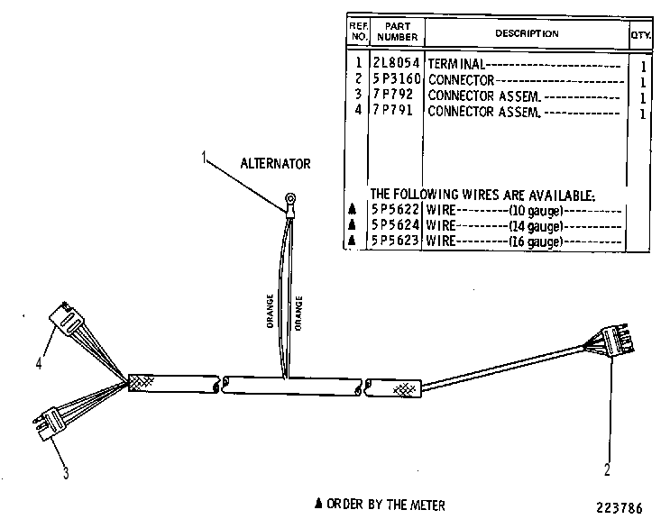 Жгут проводов 4V6853 CAT