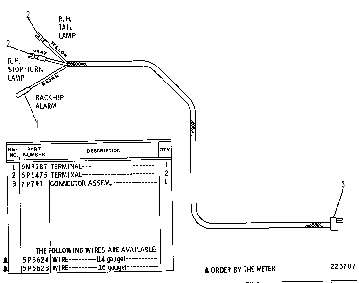 Жгут проводов 4V6854 CAT