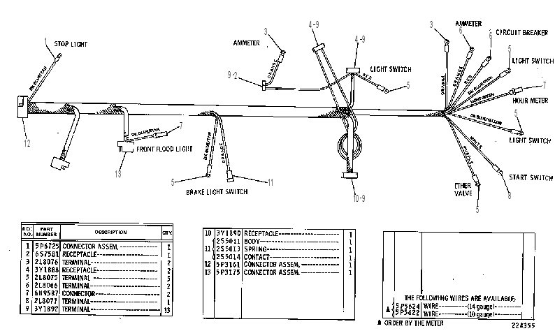 Жгут проводов 5G1565 CAT
