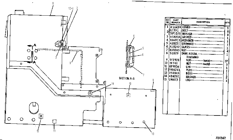 TANK GP 5G1359 CAT