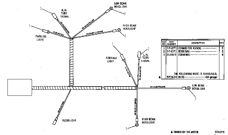 Жгут проводов 5G2113 CAT