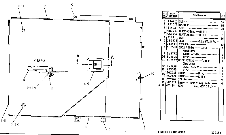 DOOR GP-HOOD SIDE 5G2530 CAT