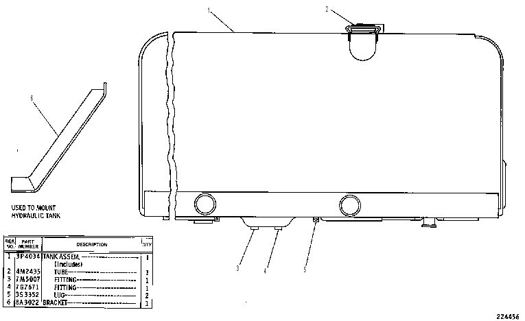 FUEL TANK GROUP 7G5318 CAT