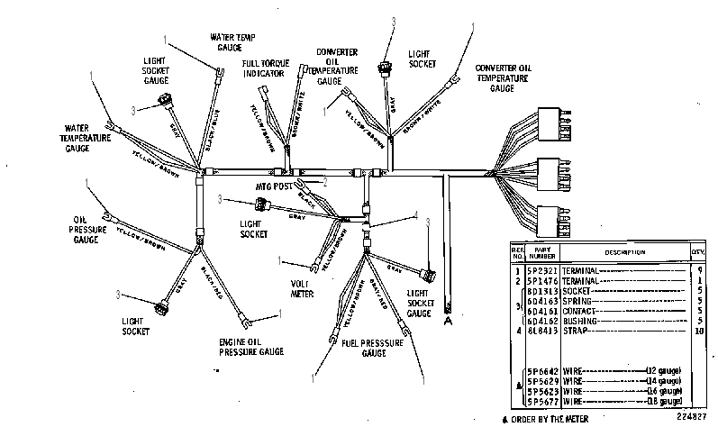 Жгут проводов 5V3855 CAT