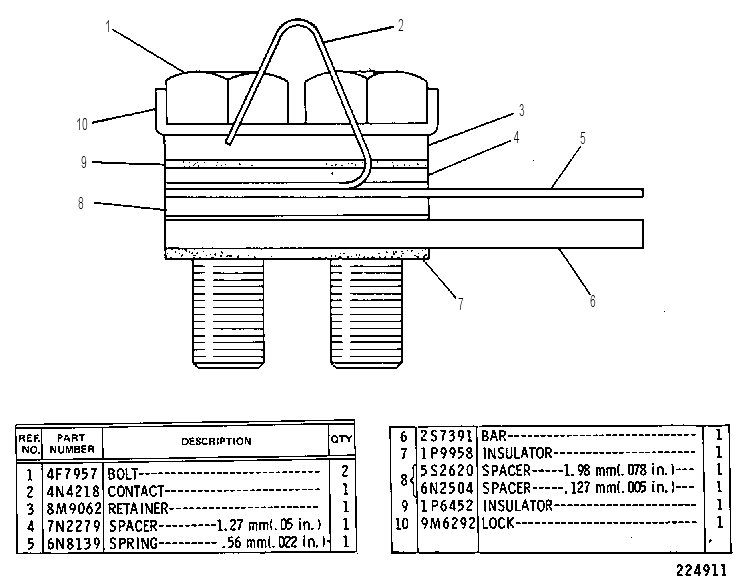 TORQUE CONTROL GROUP 9N5499 CAT
