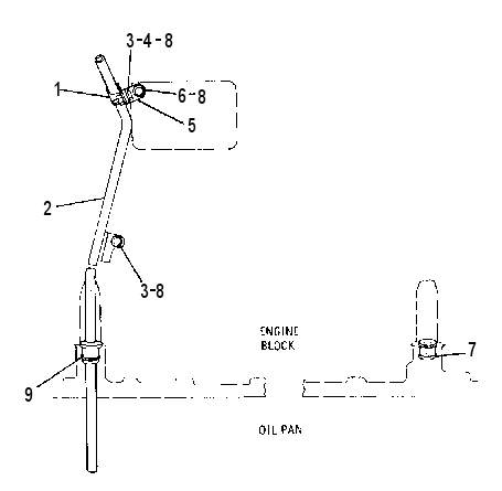 OIL LEVEL GUIDE GROUP 9N5232 CAT