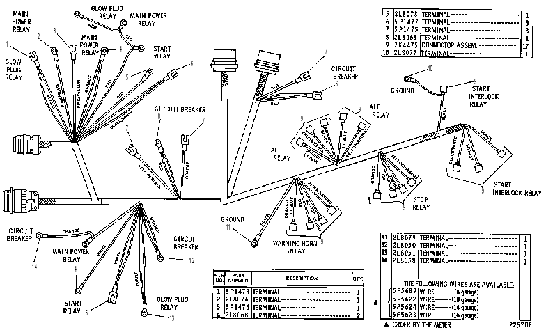 Жгут проводов 5V4436 CAT