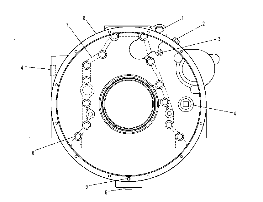 FLYWHEEL HOUSING GROUP 2Y7577 CAT