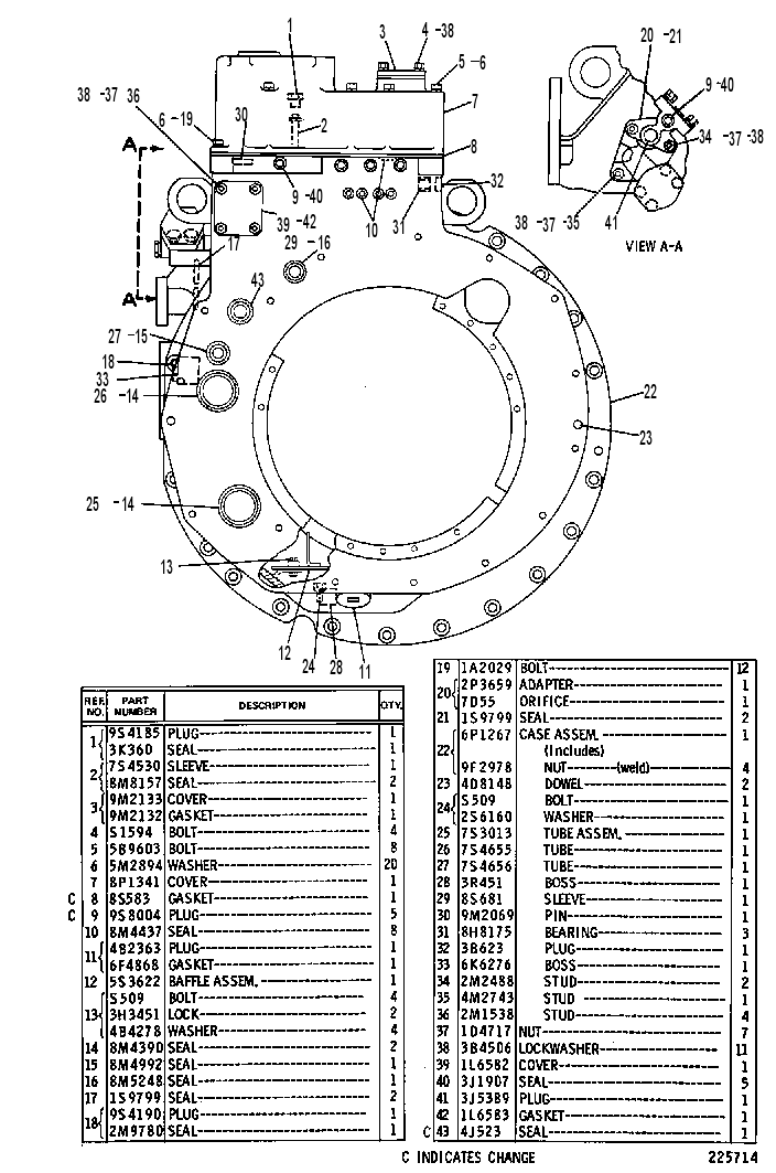 PARTS & CASE GP 6P1278 CAT