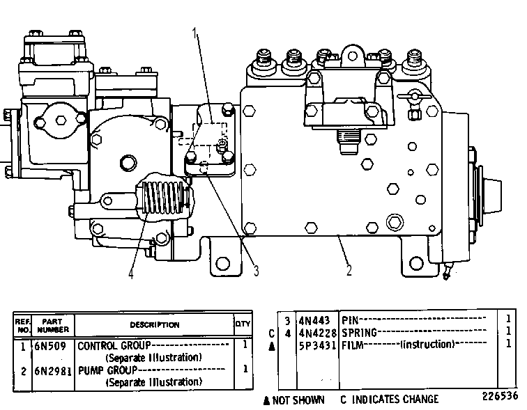 Регулятор и ТНВД 6N3072 CAT