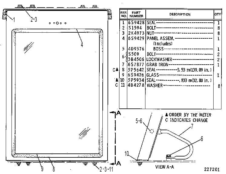 PANEL GP-FRONT 6S9430 CAT