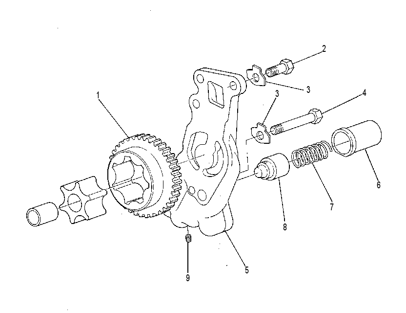OIL PUMP GROUP 9N5128 CAT