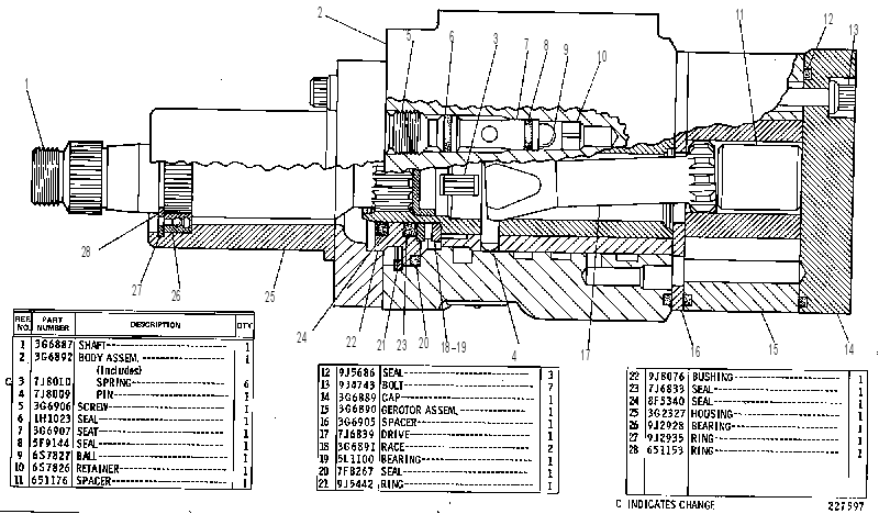 Насос дозирующий 3G3897 CAT