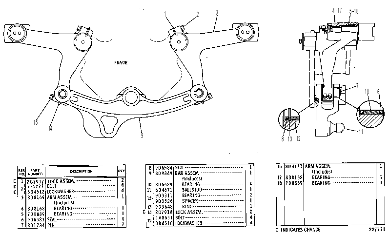 LIFT GP-BLADE 8D5285 CAT