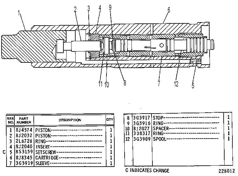 VALVE GP-SERVO 3G3921 CAT