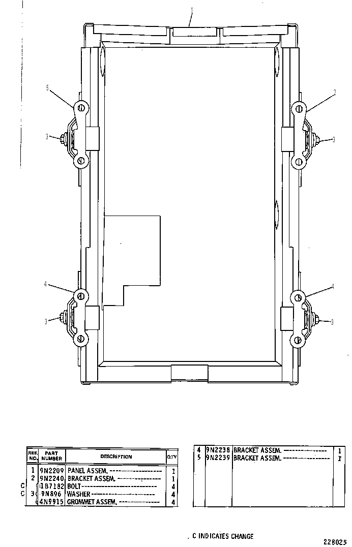 PANEL GP-OIL PAN 9N2242 CAT