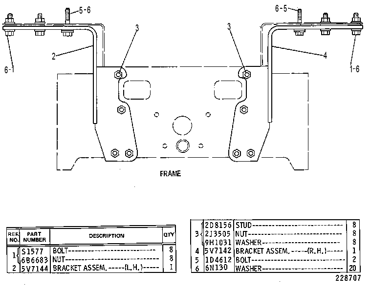 SUPPORT GP-FENDER 5V7146 CAT