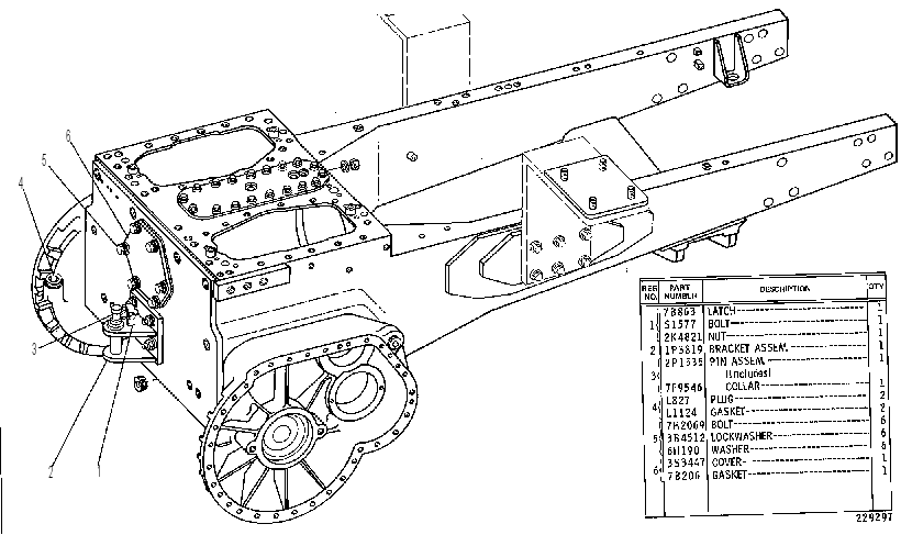 Корпус с рамой 8P4173 CAT