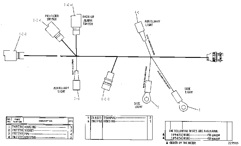 Жгут проводов 9G2152 CAT