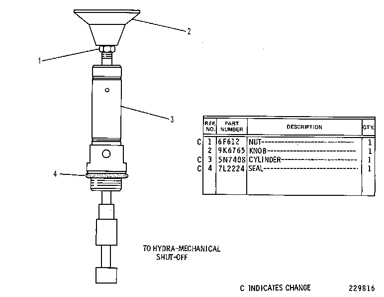 SHUTOFF GP-REMOTE 5N5880 CAT