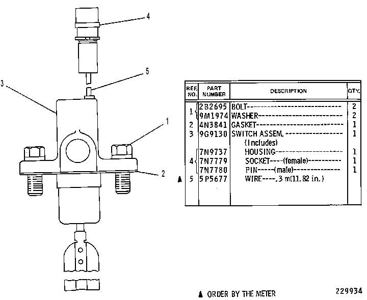 SWITCH GP-FLOW 8N5627 CAT