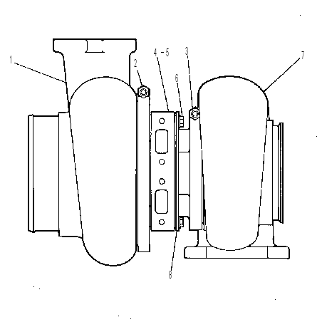 TURBOCHARGER GP-LH 8N9656 CAT