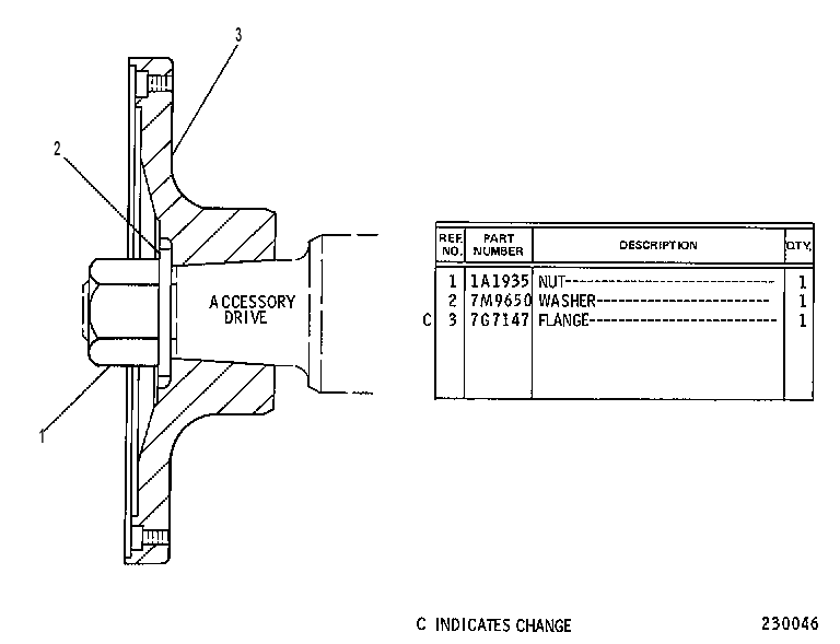 FLANGE GROUP 7G0051 CAT