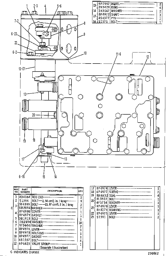 Управление гидравликой трансмиссии 6P6422 CAT