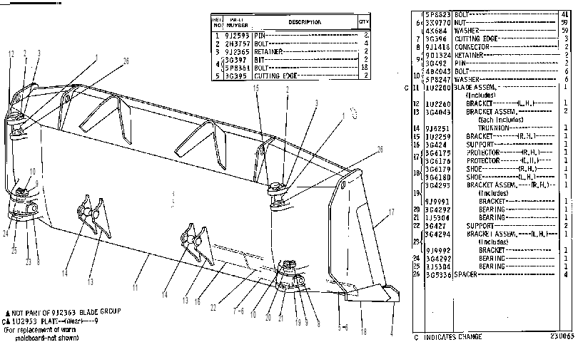 BLADE GP-UNIVERSAL 9J2363 CAT