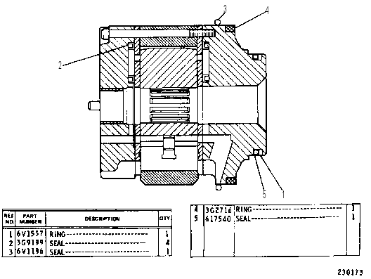 CARTRIDGE GP-REAR 3G7658 CAT