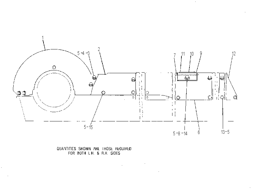 TRACK ROLLER FRAME GUARD GROUP 7N0455 CAT