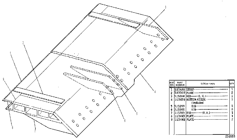 BOWL BOTTOM CONVERSION GROUP 1U3453 CAT