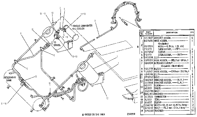 Управление тормозом 1U2404 CAT