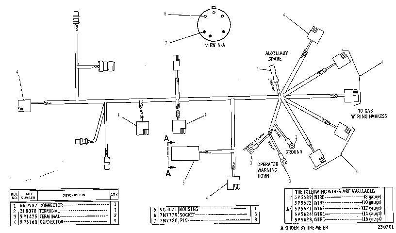 Жгут проводов 7V2336 CAT