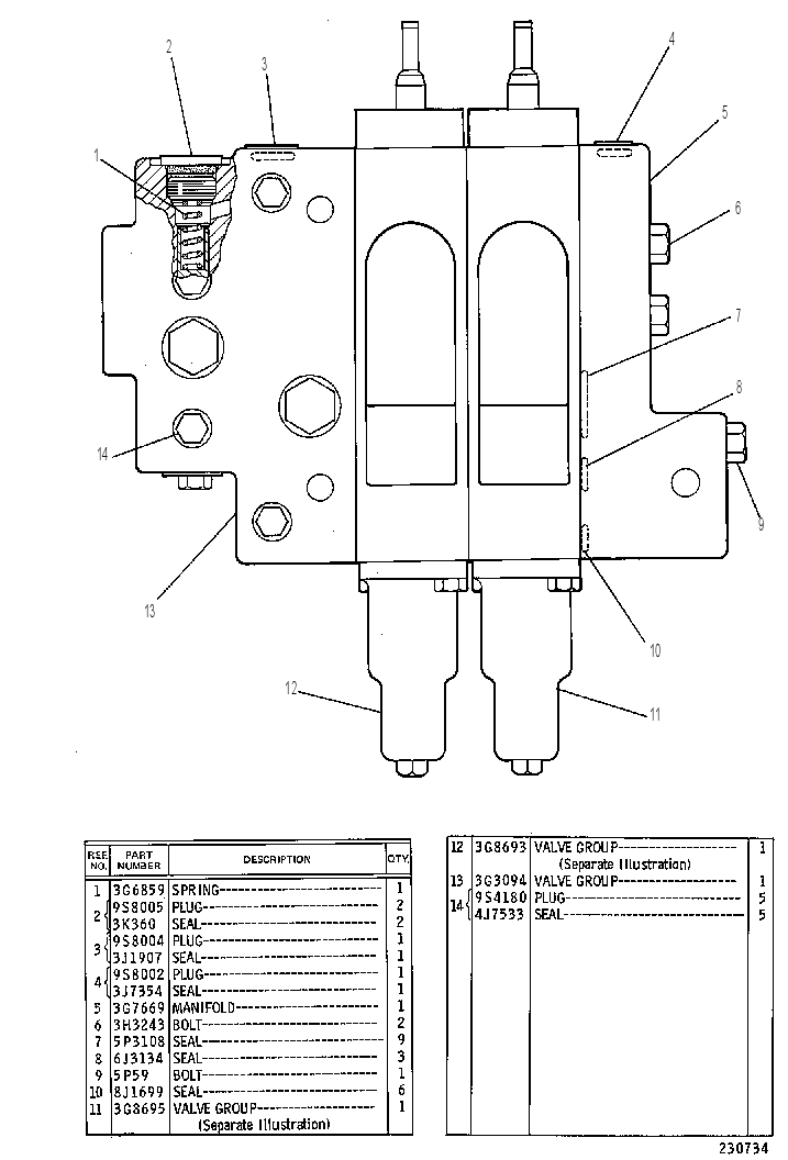 Клапан 3G5092 CAT