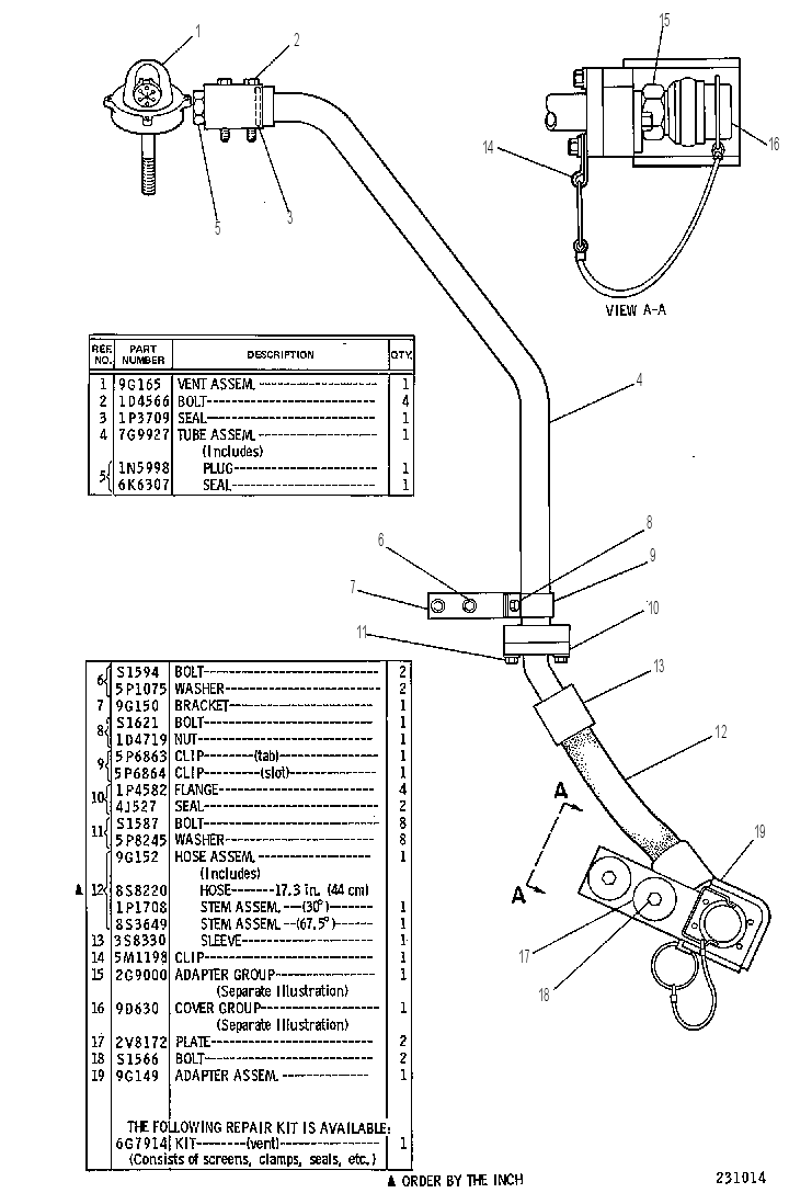 Адаптер быстрой заправки 9G0154 CAT