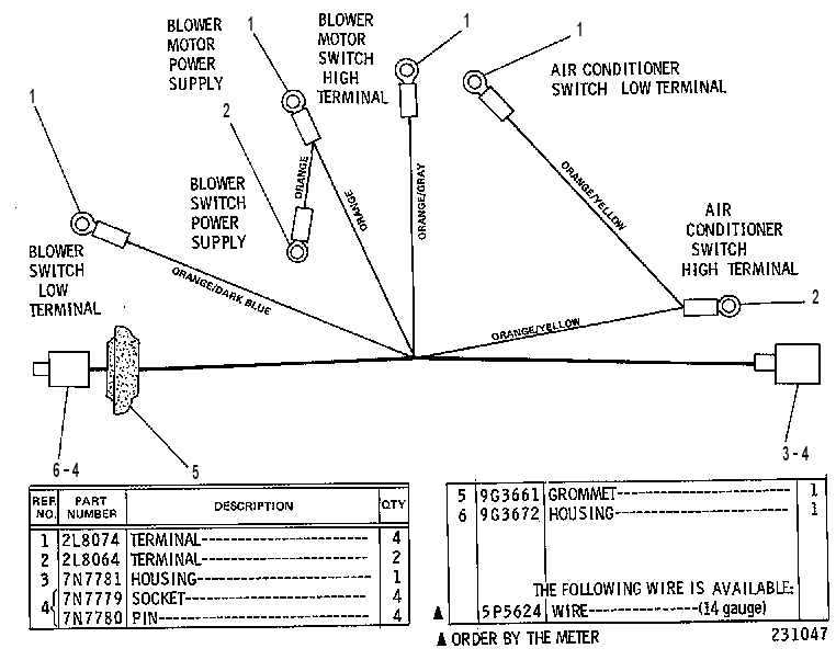 Жгут проводов 7G8615 CAT