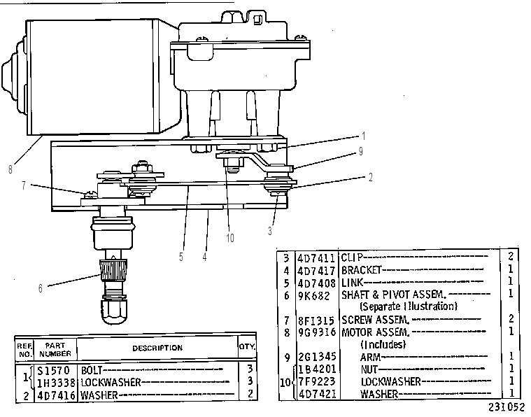 Стеклоочиститель 3T0174 CAT