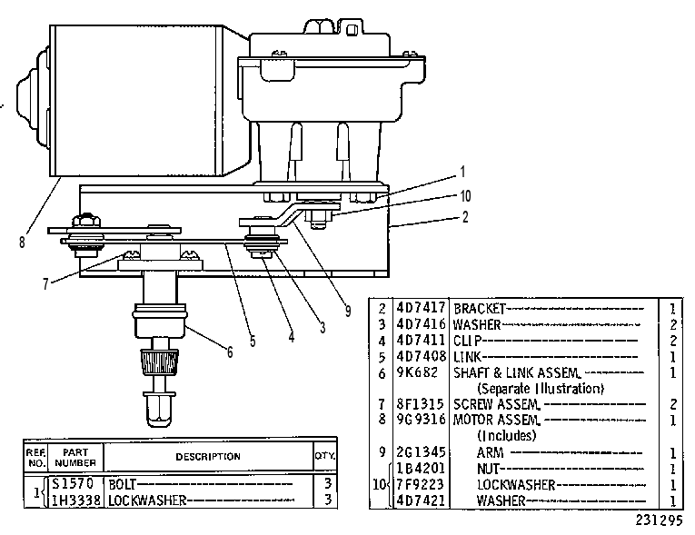 Стеклоочиститель 3T0175 CAT