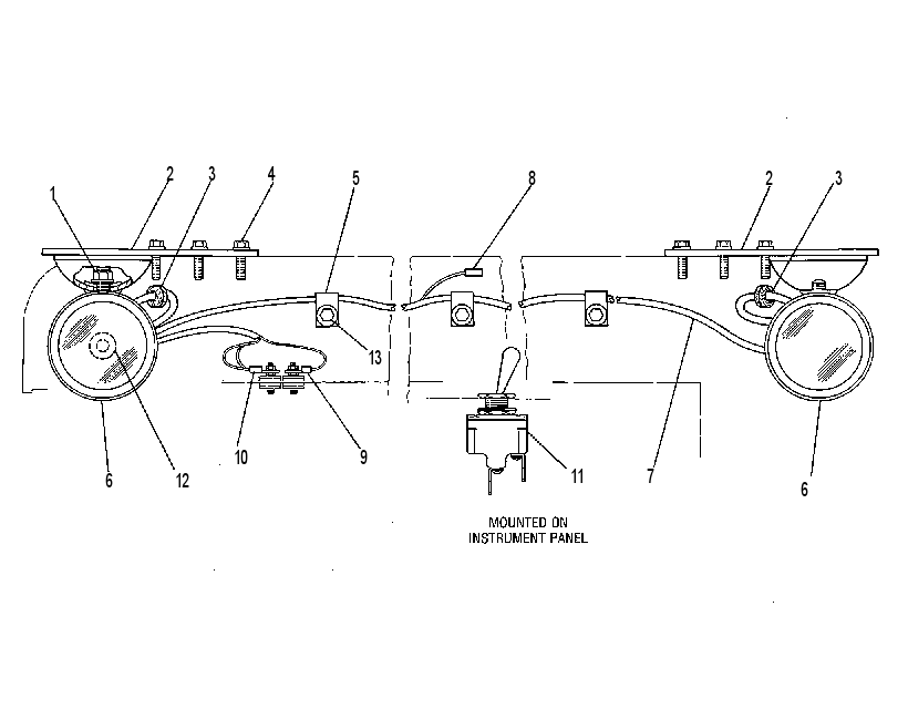 AUXILIARY LIGHTING GROUP-2 LAMP 4V7690 CAT