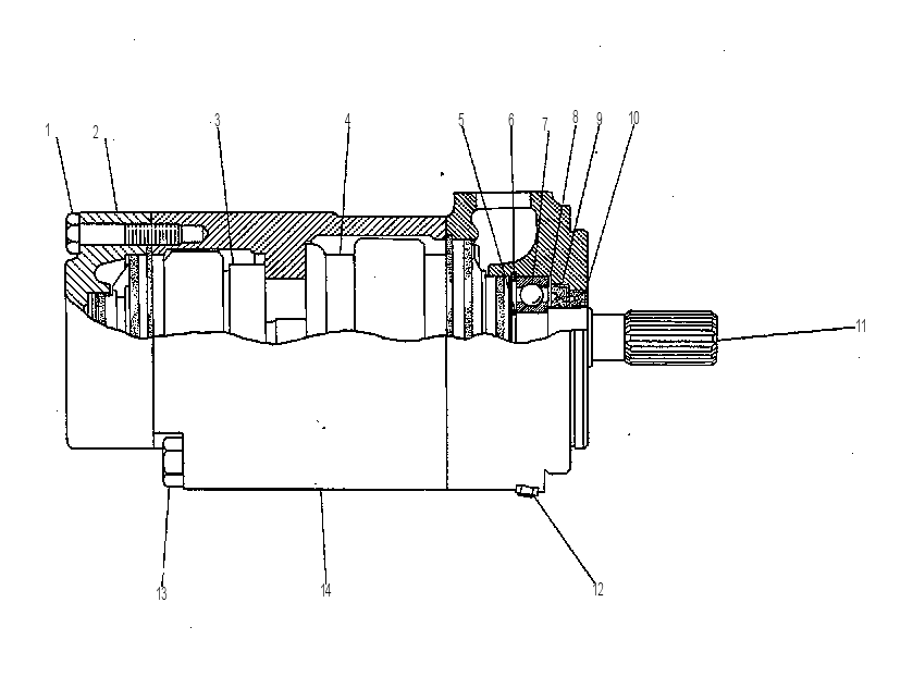 Насос пластинчатый 3G7411 CAT
