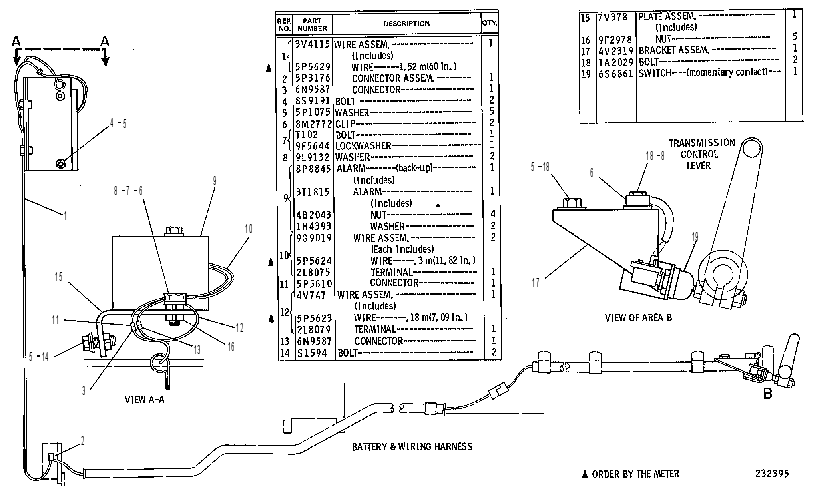 BACK-UP WARNING GROUP 7V0380 CAT