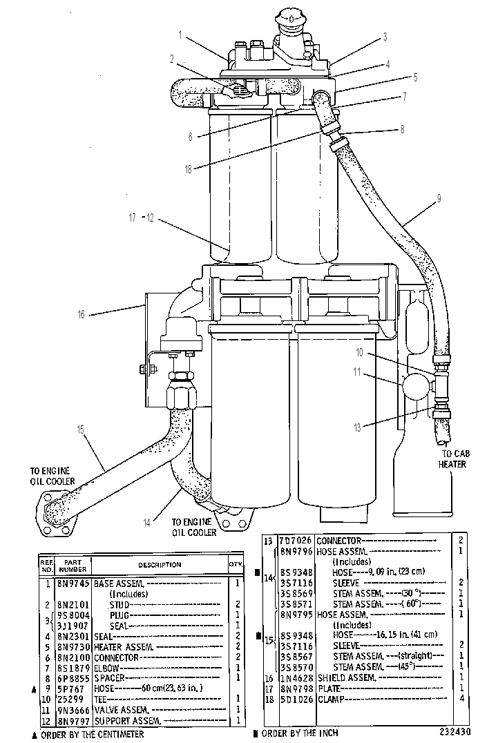 HEATER GP-FUEL 1N4004 CAT
