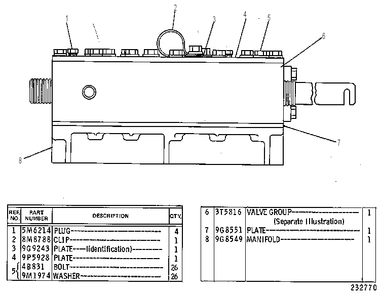 Клапан управления трансмиссией 7G6380 CAT