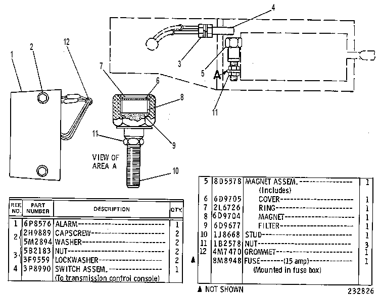 Сигнализация заднего хода 6G7250 CAT