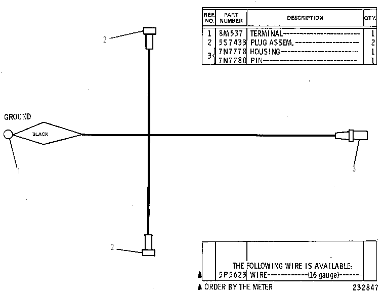 Жгут проводов 6G5581 CAT
