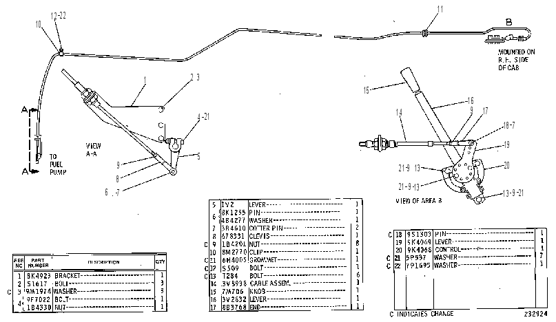 Управление регулятором оборотов 3V4442 CAT