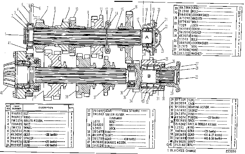 Трансмиссия 3V5767 CAT